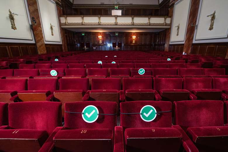 Socially distanced seating arrangements at Wigmore Hall