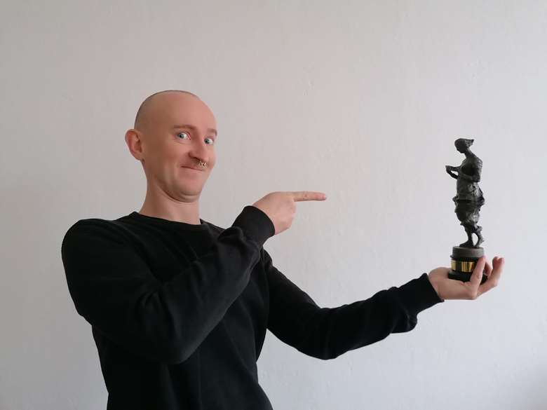 Philip Venables, winner of the Stage Works category