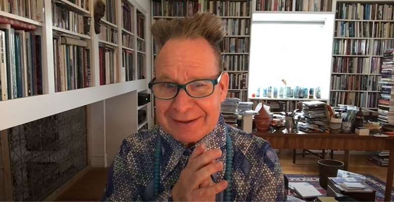 Peter Sellars receiving his Honorary Fellowship