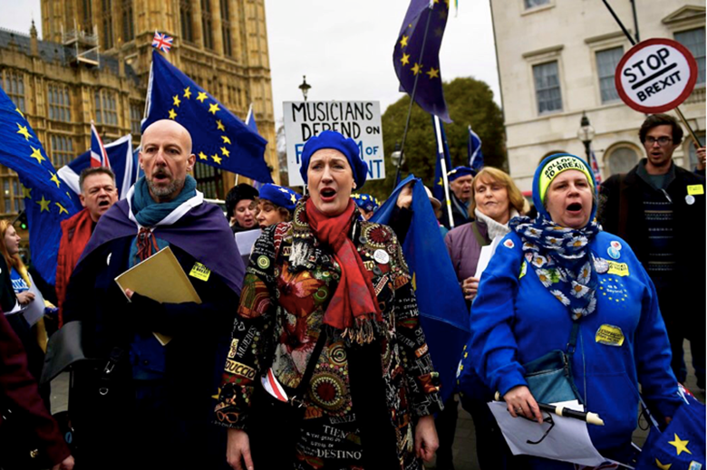 'It seems our Brexit negotiators are still not listening': Connolly marches in London