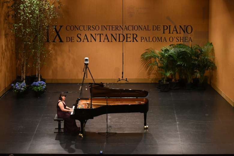 A competitor in last year's Paloma O'Shea Santander International Piano Competition
