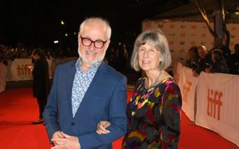 Norman Lebrecht (left) & Elbie Spivack (right) at the 2019 premiere of The Song of Names