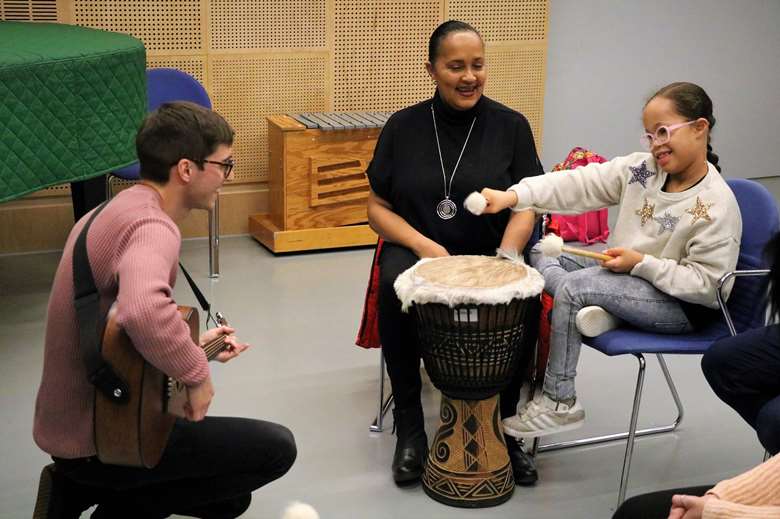 A Nordoff Robins music therapy session with Joe