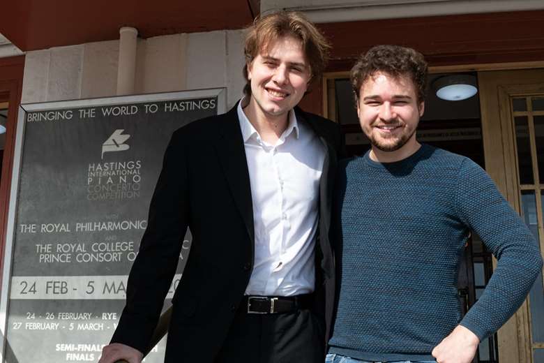 Nikita Lukinov Russia (left) and Oleksii Kanke (right) © Peter Mould