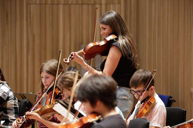 Rachel Cooper at the Foundation's Saffron Walden Sessions in September 2021 © Sara Platt 