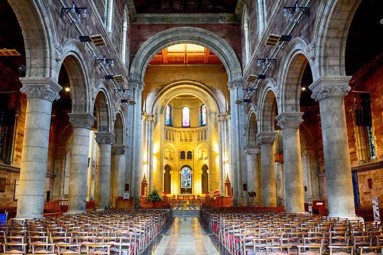St Anne’s Cathedral, Belfast, where yesterday's service of thanksgiving for the life of Queen Elizabeth II was held ©Adobe Stock