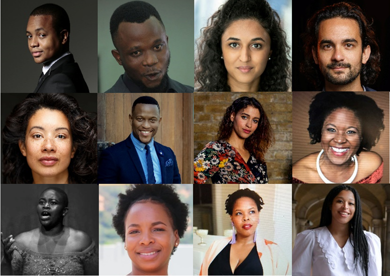 Top row (Left to right): Christian Joel, John Onosolease, Natasha Agarwal, Neil Balfour. Second row: Isabelle Peters, Thando Mjandana, Rachel Duckett, Suzanna Taffot. Third row: Samkelisiwe Sitshinga, Yolisa Ngwexana, Chantelle Grant, Shanice Skinner