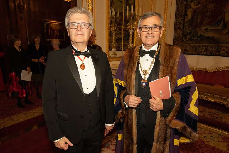 Sir James MacMillan received the award at the Musicians Company’s annual Installation Dinner this week (Image courtesy of the Musicians Company)