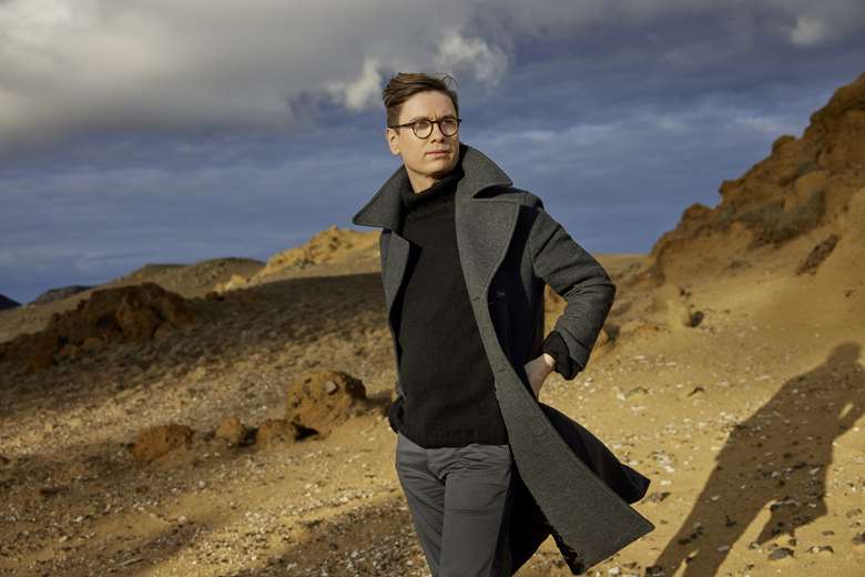 'The north is a state of mind' Víkingur Ólafsson accepted his award at London's Royal Festival Hall last month © Ari Magg