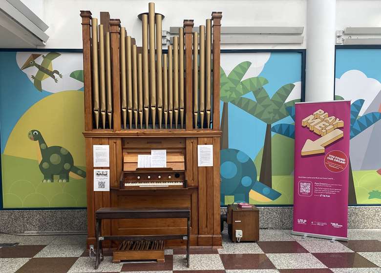 The late 19th century instrument will be available to be played by the public, as well as for free pop-up performances by local groups (Image courtesy of LMP)