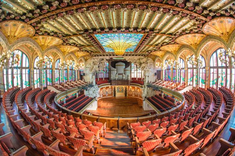 Barcelona Obertura unites three of the city's venues L'Auditori, Palau de la Musica (pictured above) and the Gran Teatre del Liceu in mini festivals throughout the year©Matteo Vecchi