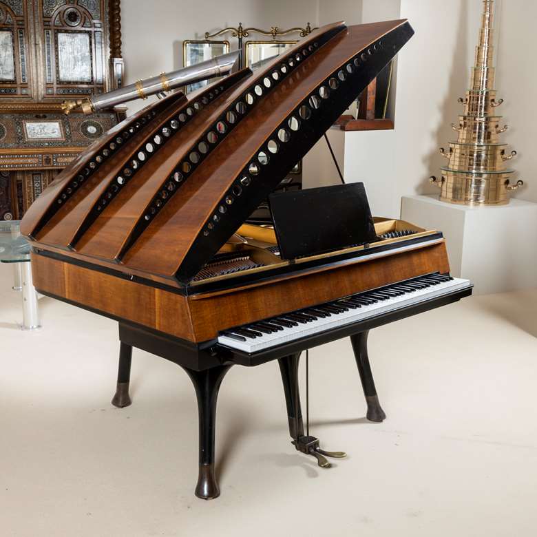 The rare ‘Bow Piano’ will be put on display later this year at the LAPADA Fair In London later this year (Image courtesy of Hatchwell Antiques)