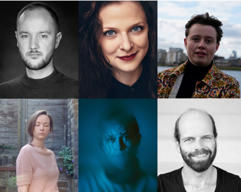 Left to right: (top) Oskar McCarthy, Sarah Parkin, and Hester Dart, (bottom) Patricia Auchterlonie, Tara Lily Klein and Pascal Zurek