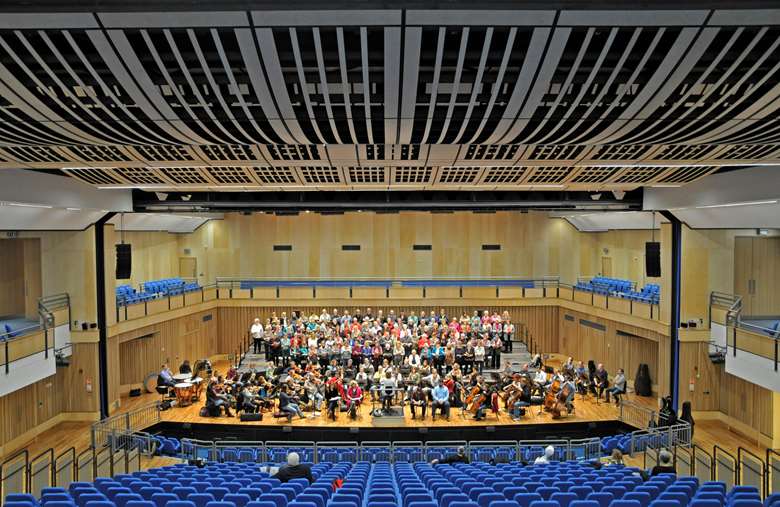 The venue has nurtured partnerships with both the London Philharmonic Orchestra and Britten Sinfonia as resident orchestras (Image courtesy of Saffron Hall)