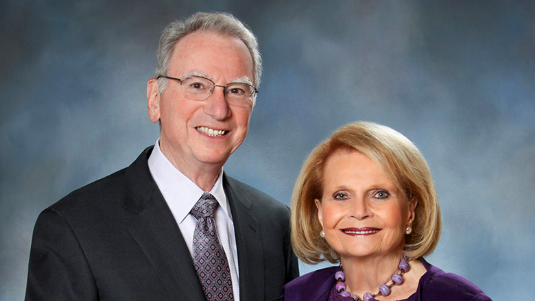 'Joan and I are thrilled to help expand YCA's mission through a program that focuses on further supporting the growth of extraordinary young artists' (Image courtesy of Joan and Irwin Jacobs)