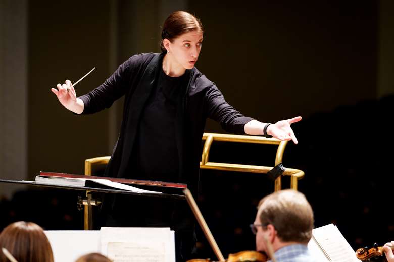 Seletskaja is uniquely suited for her new position as she brings to the role experience as both ballet dancer and conductor (Image courtesy of HarrisonParrott)