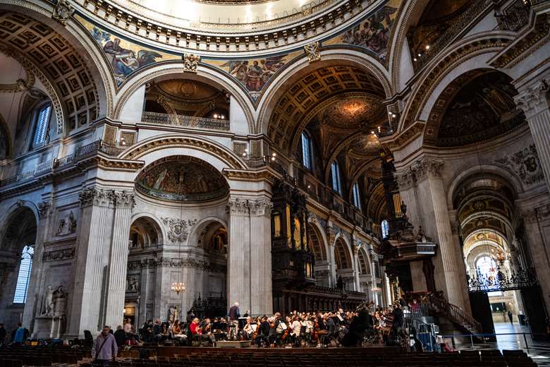 The RPO made its return to St Paul's Cathedral earlier this month to perform a programme of John Rutter with the composer himself © Tim Lutton/Royal Philharmonic Orchestra