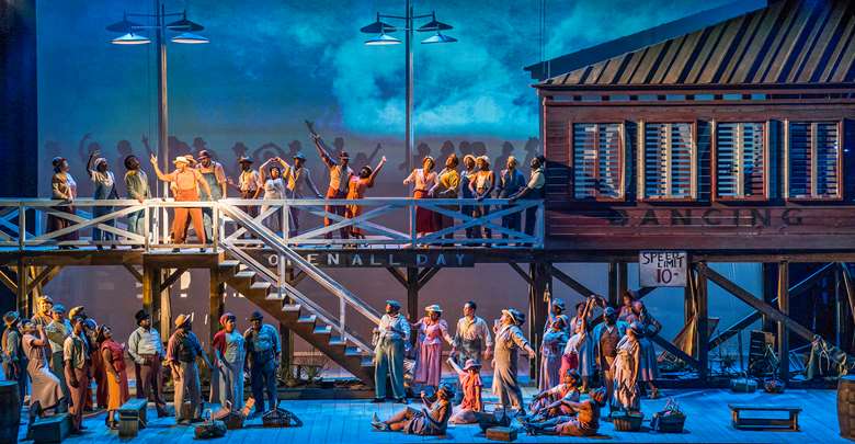 Although it will move its main base move to Greater Manchester by 2029, ENO will continue to present productions at its current home, the London Coliseum (ENO's 2018 production of Porgy and Bess at the London Coliseum) ©Tristram Kenton