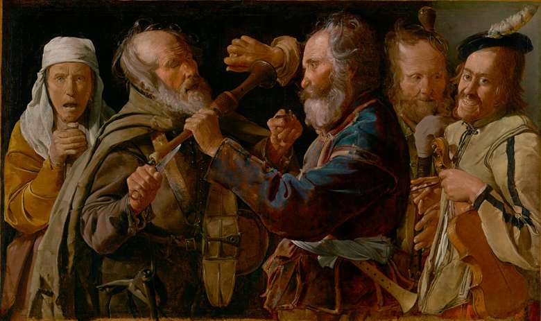 Images like Georges de La Tour's ‘The Musicians' Brawl' bring immediacy to Andrew Parrott's latest book © The J. Paul Getty Museum, Los Angeles