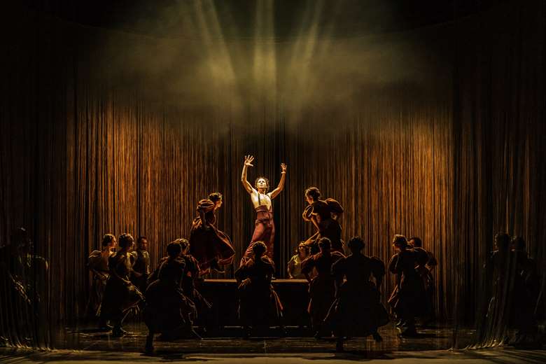 Isaac Tover as Bullfighter Dancer in the WNO's 2023 performance of Ainadamar ©Johan Persson