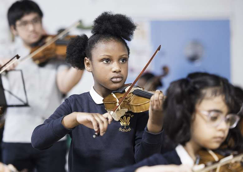 Course graduate Sam Brown: 'It's time for more rich and vibrant spaces, with so many different kinds of people and all fantastic teaching styles that we can learn from.’ (Image courtesy of Music Masters)