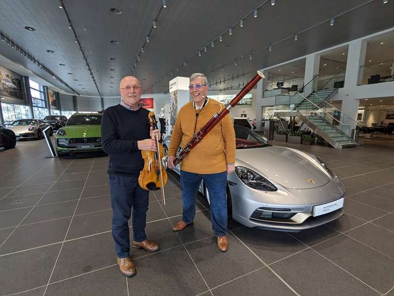 Symphonies and steering wheels: The new Preston Symphony Orchestra has been launched in partnership with Porsche Centre Preston