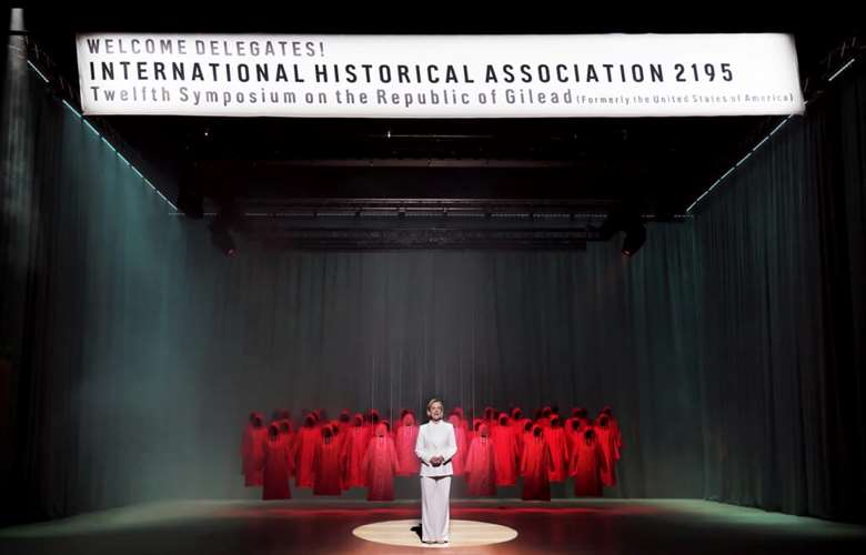 English National Opera (ENO), alongside five other major opera houses, called for the ACE to conduct consultation and define a strategy for opera in January 2023 (Image from the ENO's 2024 production of The Handmaid's Tale © Zoe Martin)