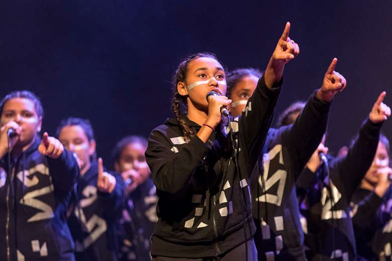 Cairns-based musical collective Spinifex Gum brings the stories of the Indigenous Australian Yindjibarndi people to the Barbican in October (Image courtesy of the Barbican)