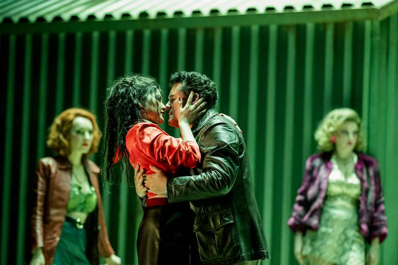 Aigul Akhmetshina reprises the title role in the Covent Garden production of Carmen this spring, alongside Piotr Beczała as Don Jose ©2024 Camilla Greenwell