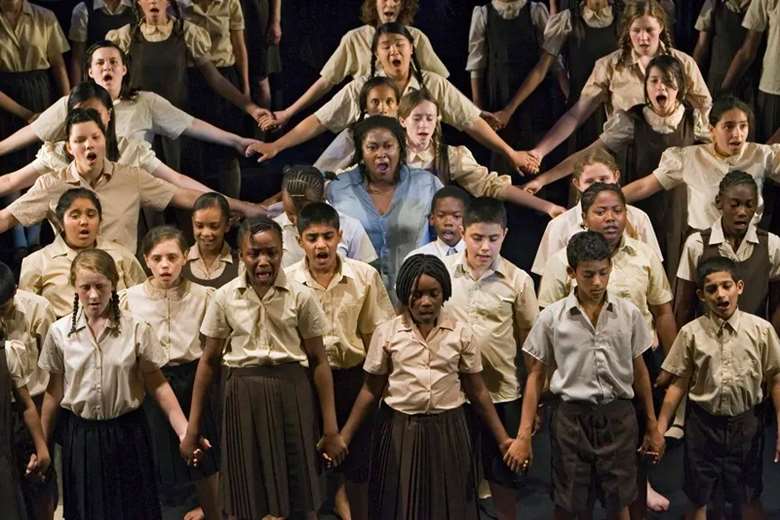 HMDT's production of Hear Our Voice, based on the writings of children who lived through the Holocaust - © Clive Barda