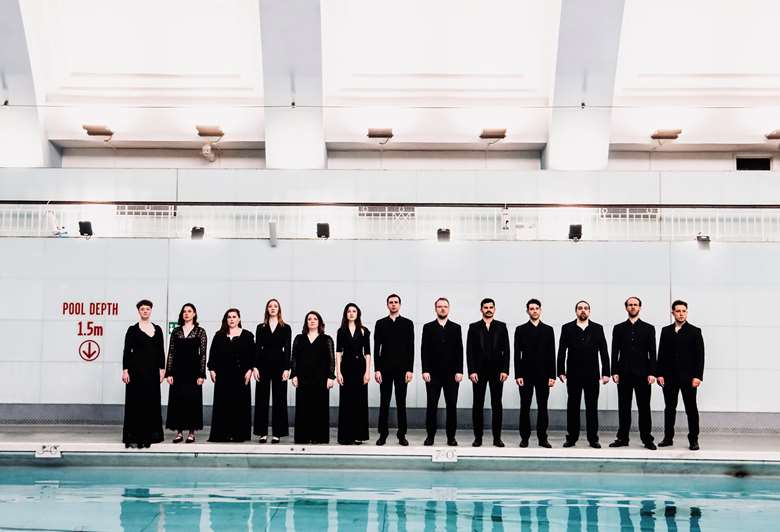 Taking the plunge: The Carice Singers are set to perform Daniel Kidane's 'fast paced and fun' N’dehou at the New Music Biennial © Lidia Crisafulli