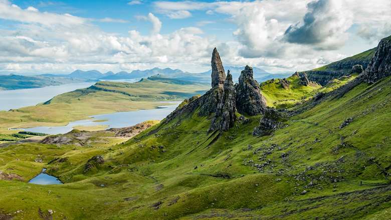 'Kennedy-Fraser undoubtedly saw the music of the islands as an authentic expression of a people –specifically women – largely untouched by the modern world and cultural influences' (The Old Man of Storr on the Isle of Skye ©Adobe Stock)